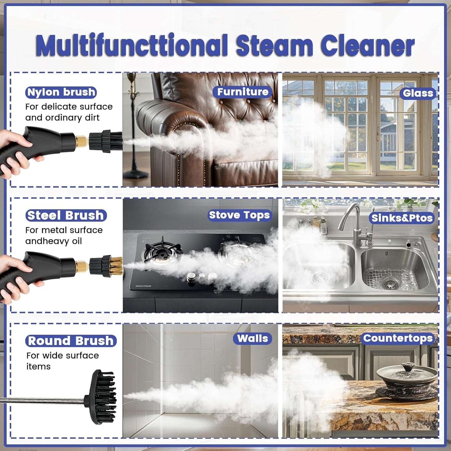 Snipva® Handheld Steam Cleaner