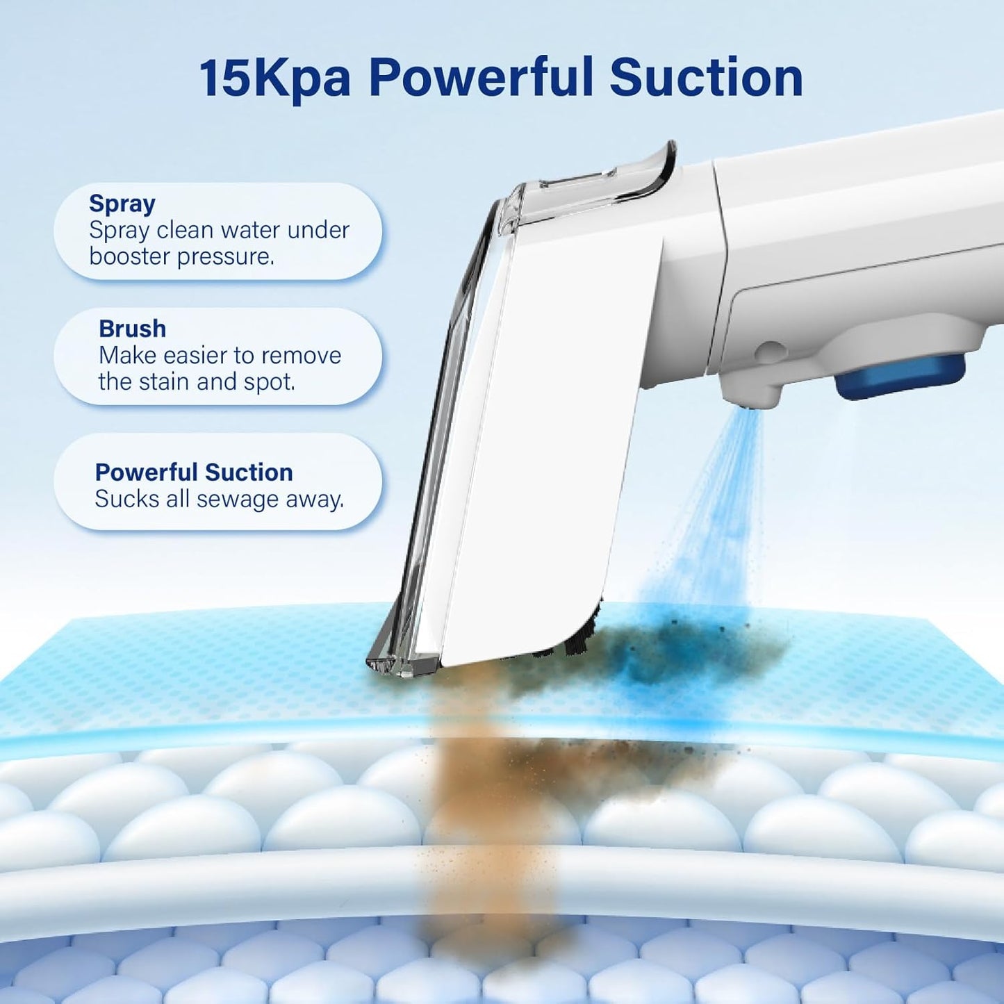 Snipva® Portable Carpet Cleaner Machine