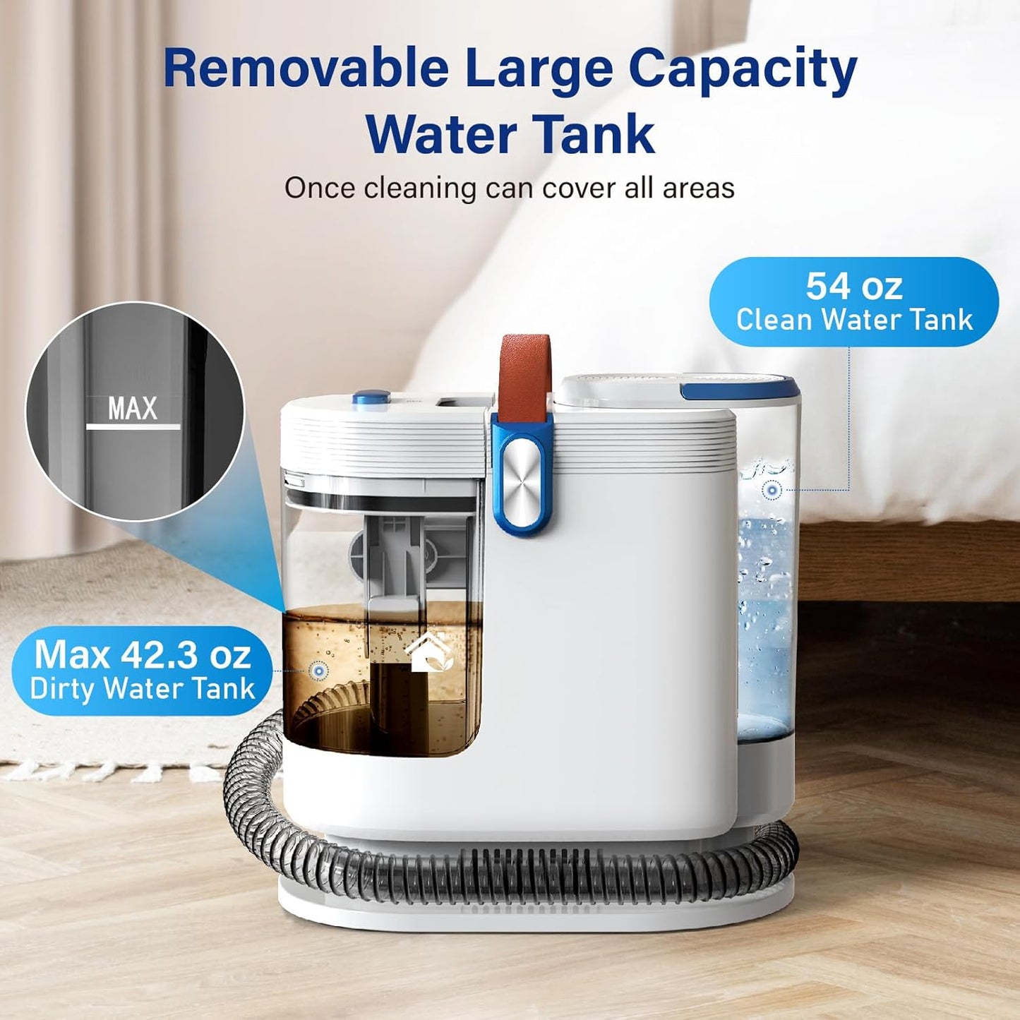 Snipva® Portable Carpet Cleaner Machine