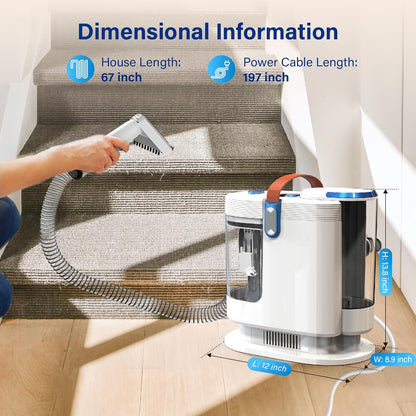 Snipva® Portable Carpet Cleaner Machine